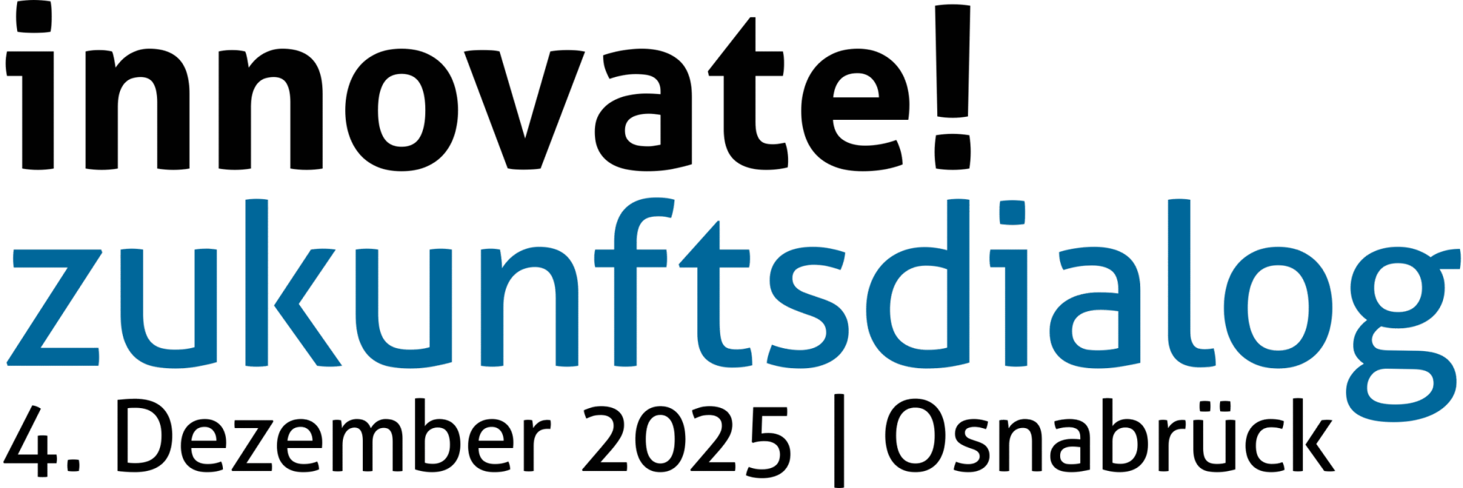 Logo von innovate! Zukunftsdialog