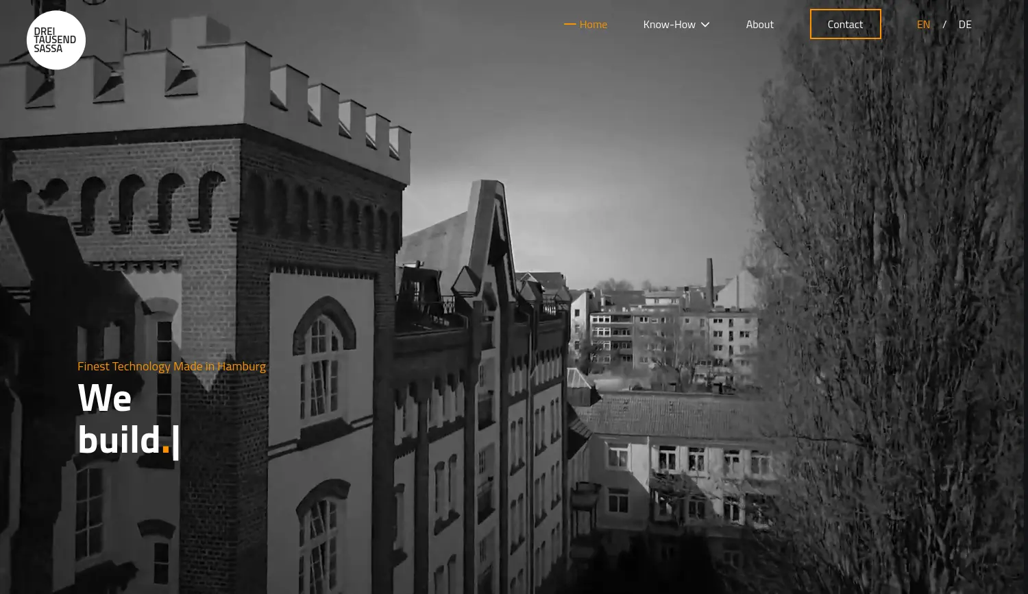 Website-Screenshot von Dreitausendsassa