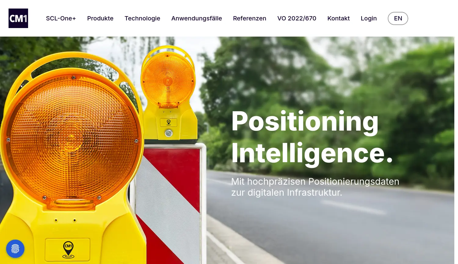 Website-Screenshot von CM1