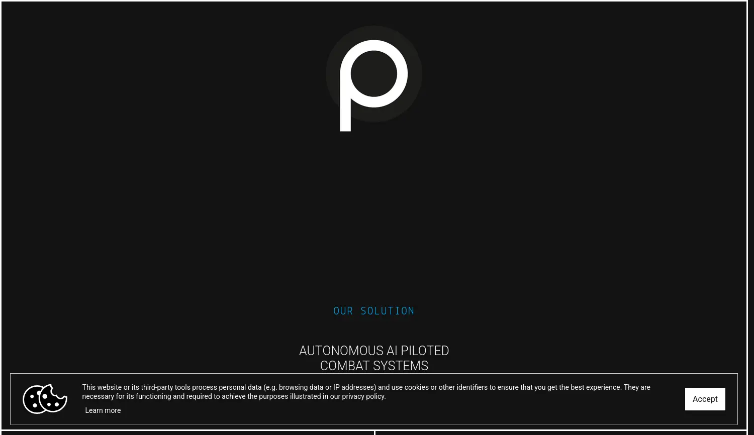 Website-Screenshot von Promethion