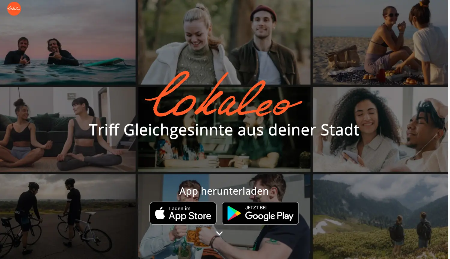 Website-Screenshot von Lokaleo