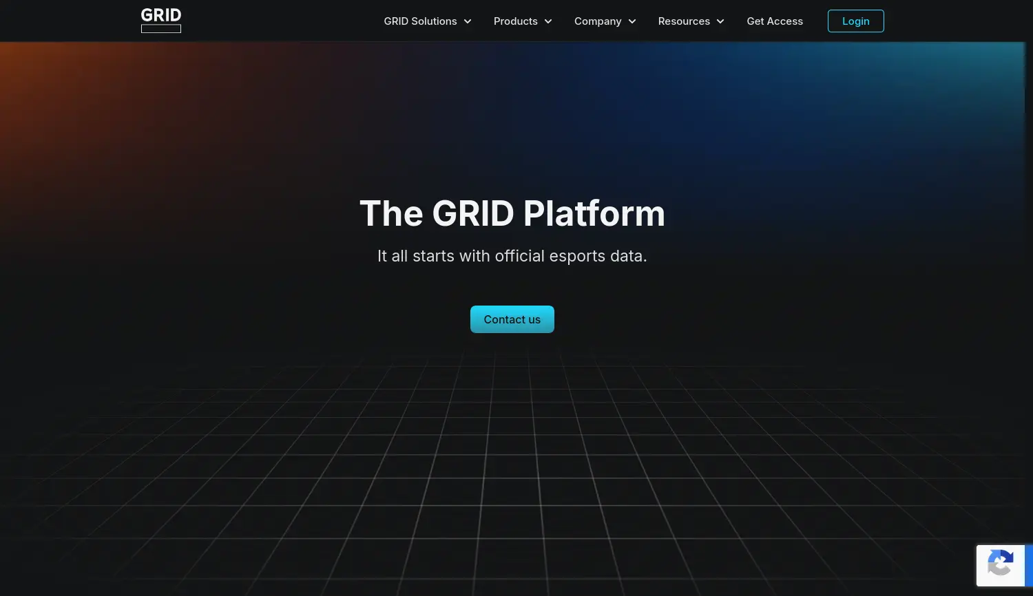 Website-Screenshot von GRID
