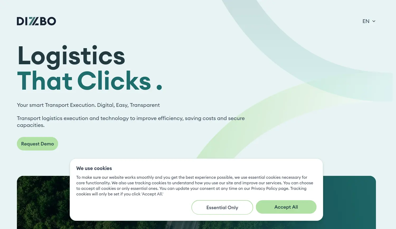 Website-Screenshot von DIZZBO