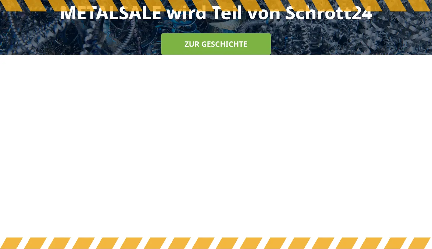 Website-Screenshot von METALSALE