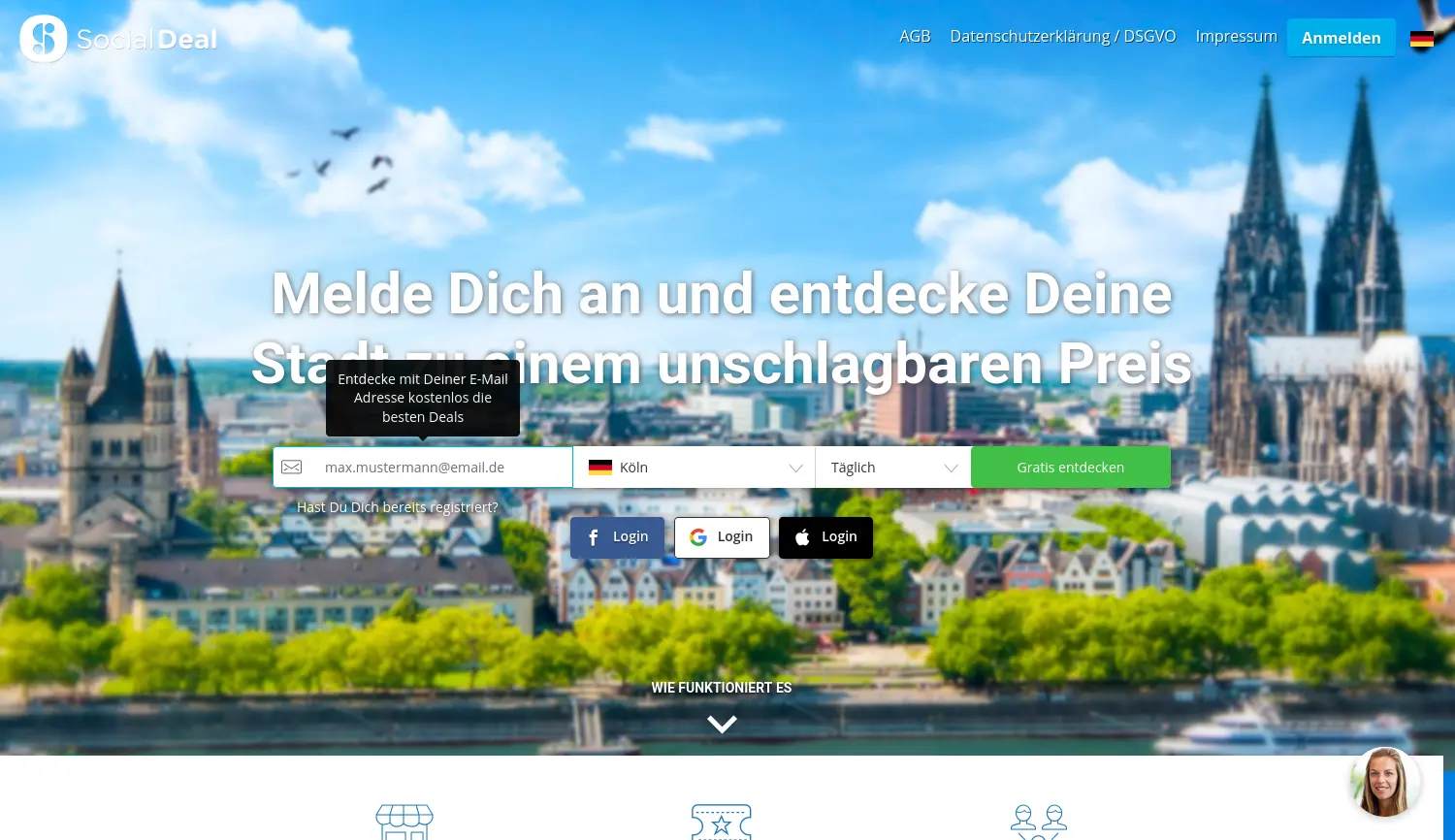 Website-Screenshot von DynAmaze