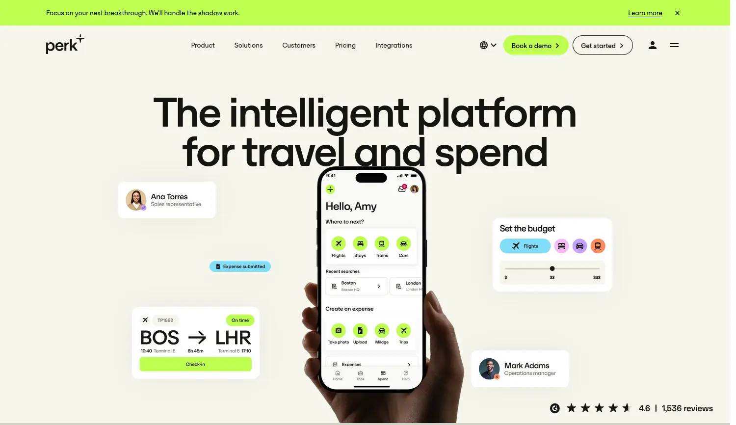 Website-Screenshot von Yokoy