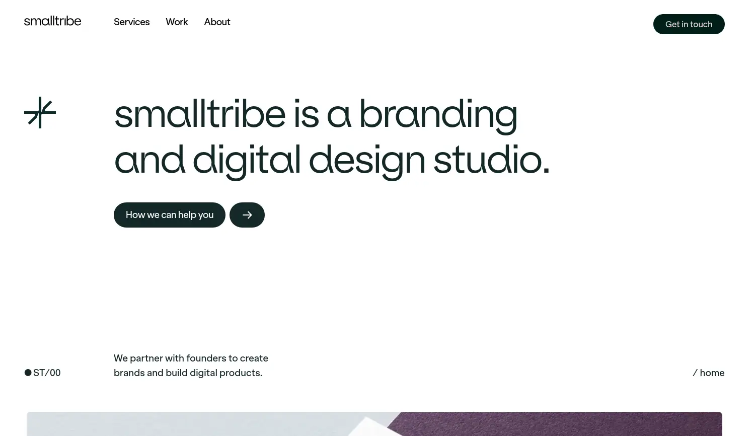 Website-Screenshot von smålltribe