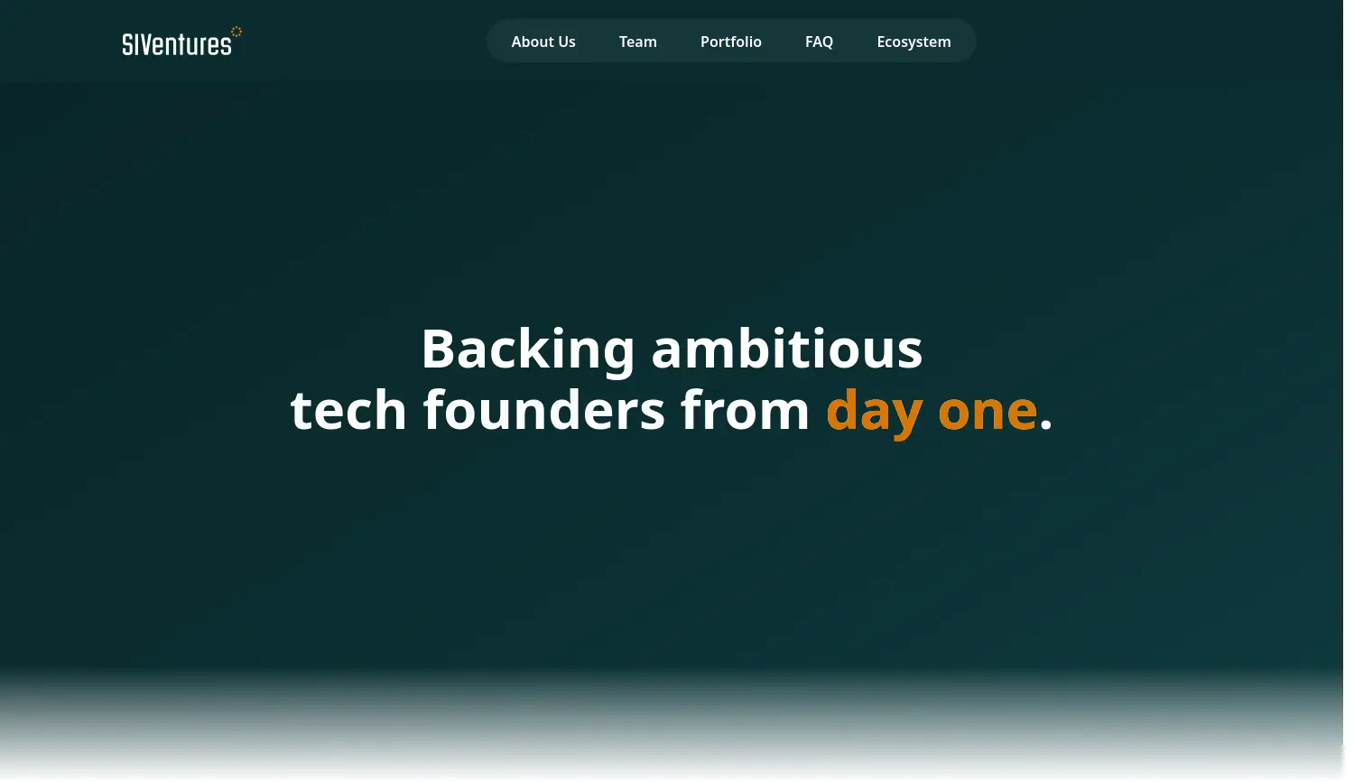 Website-Screenshot von Smart Infrastructure Ventures
