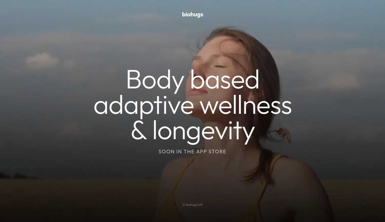 Website-Screenshot von Biohugs