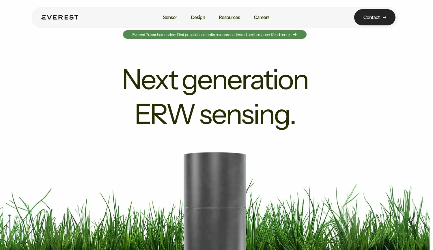 Website-Screenshot von Everest Carbon