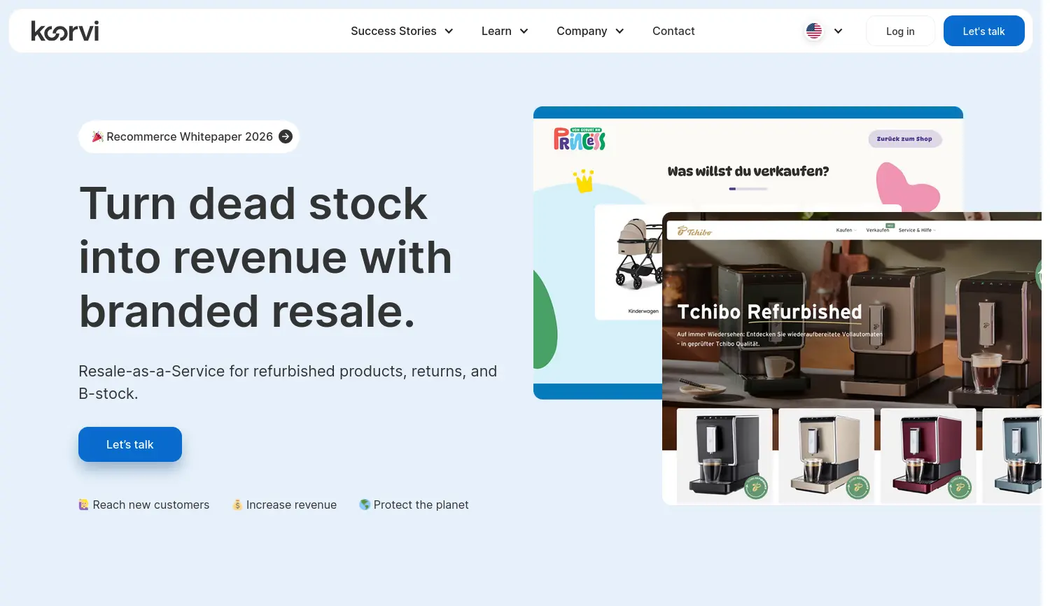 Website-Screenshot von koorvi