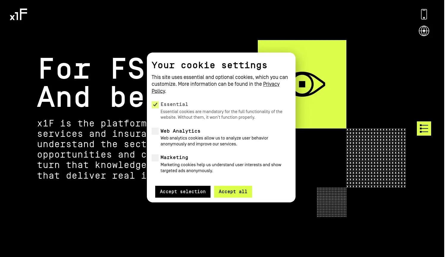 Website-Screenshot von x1F