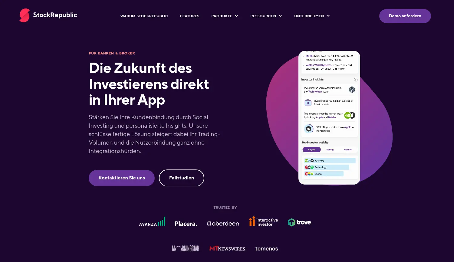 Website-Screenshot von StockRepublic