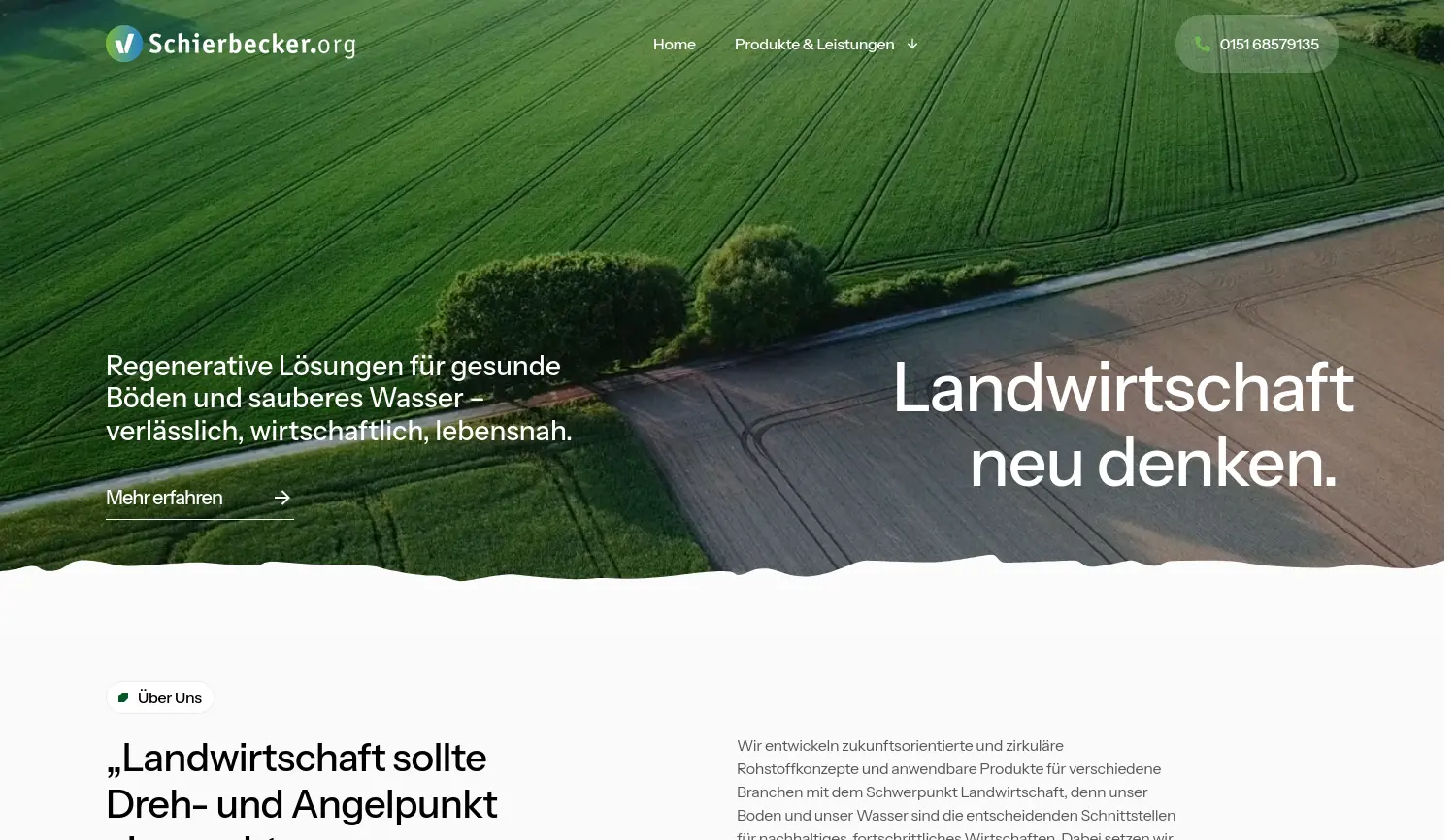Website-Screenshot von Schierbecker