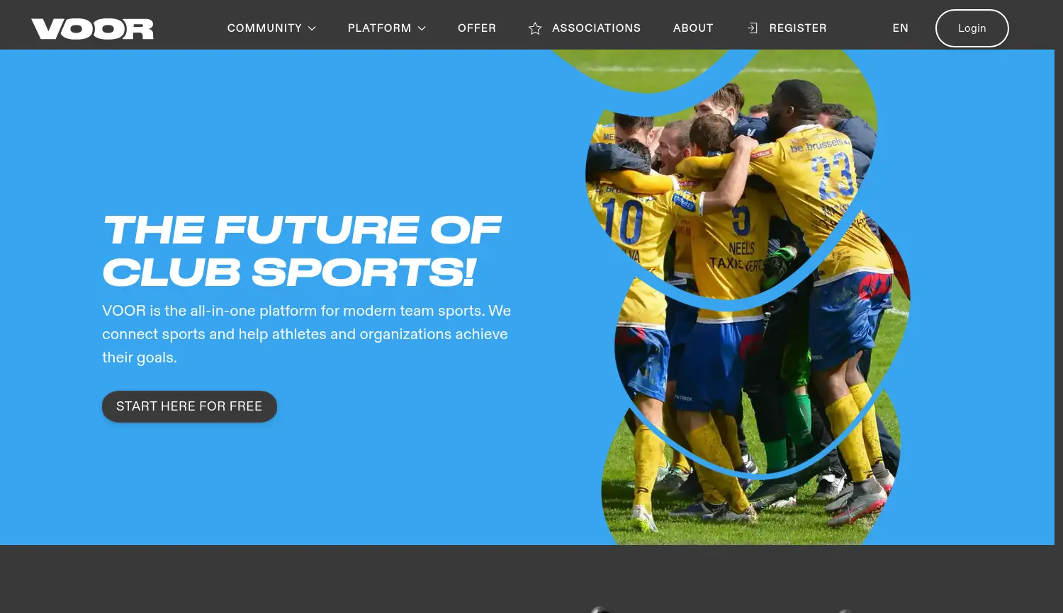 Website-Screenshot von proSports.Zone