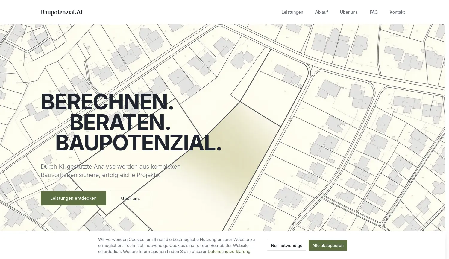 Website-Screenshot von popularc