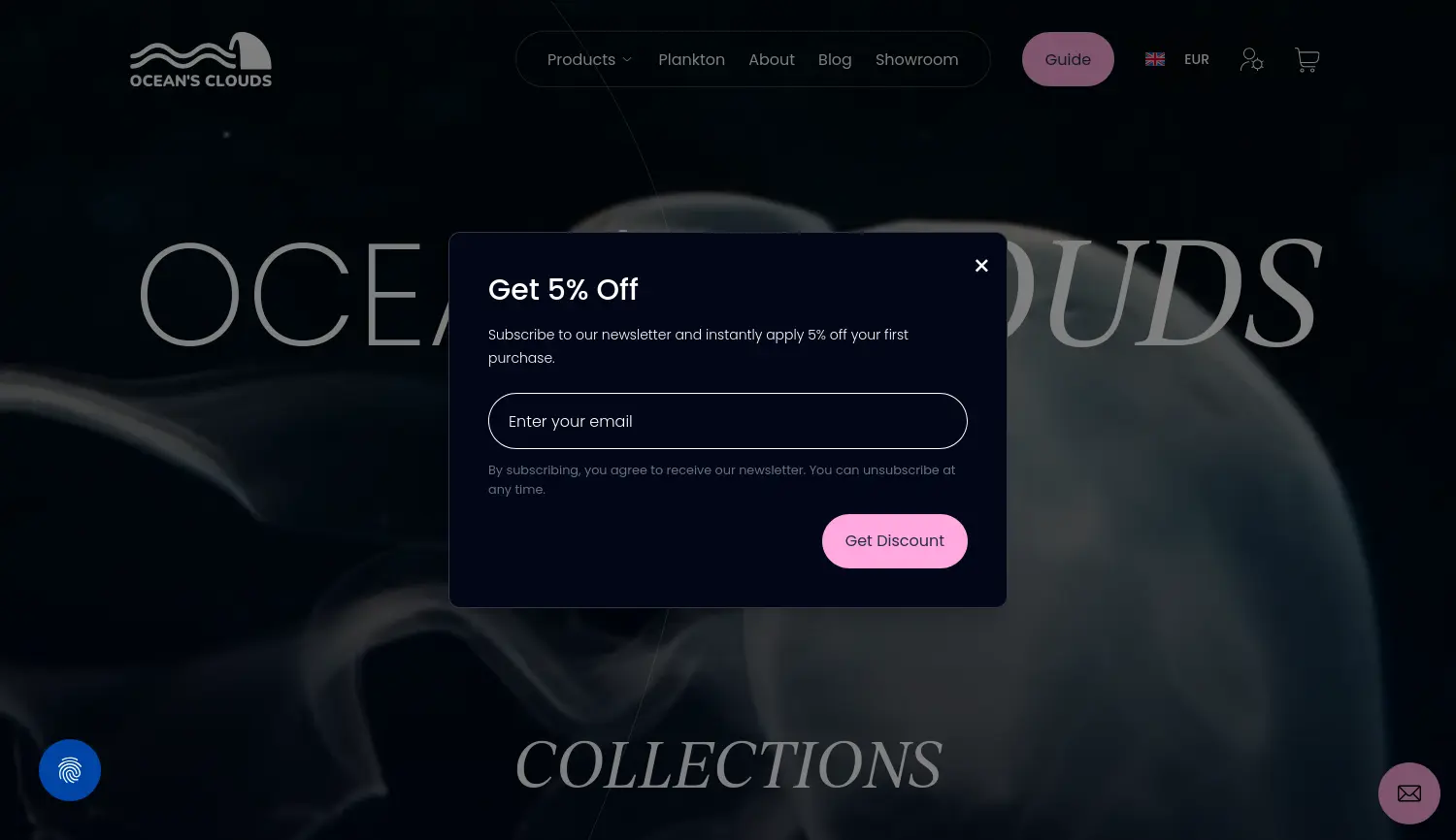 Website-Screenshot von Quallen-Welt