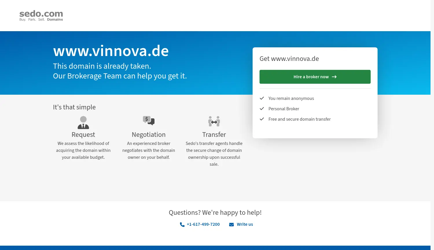 Website-Screenshot von ViNNOVA
