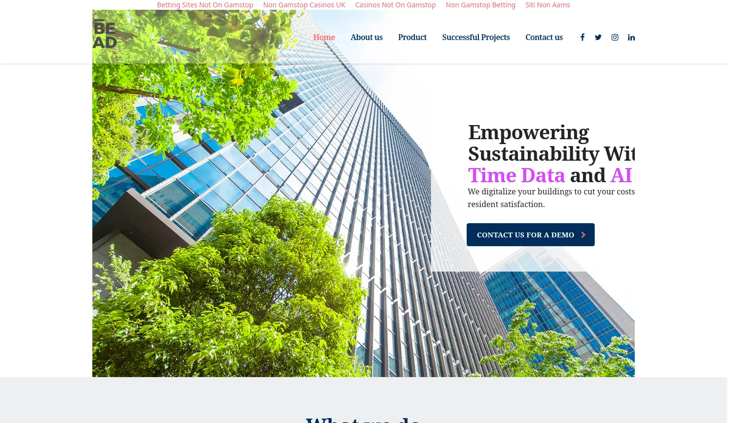 Website-Screenshot von Digital Buildings