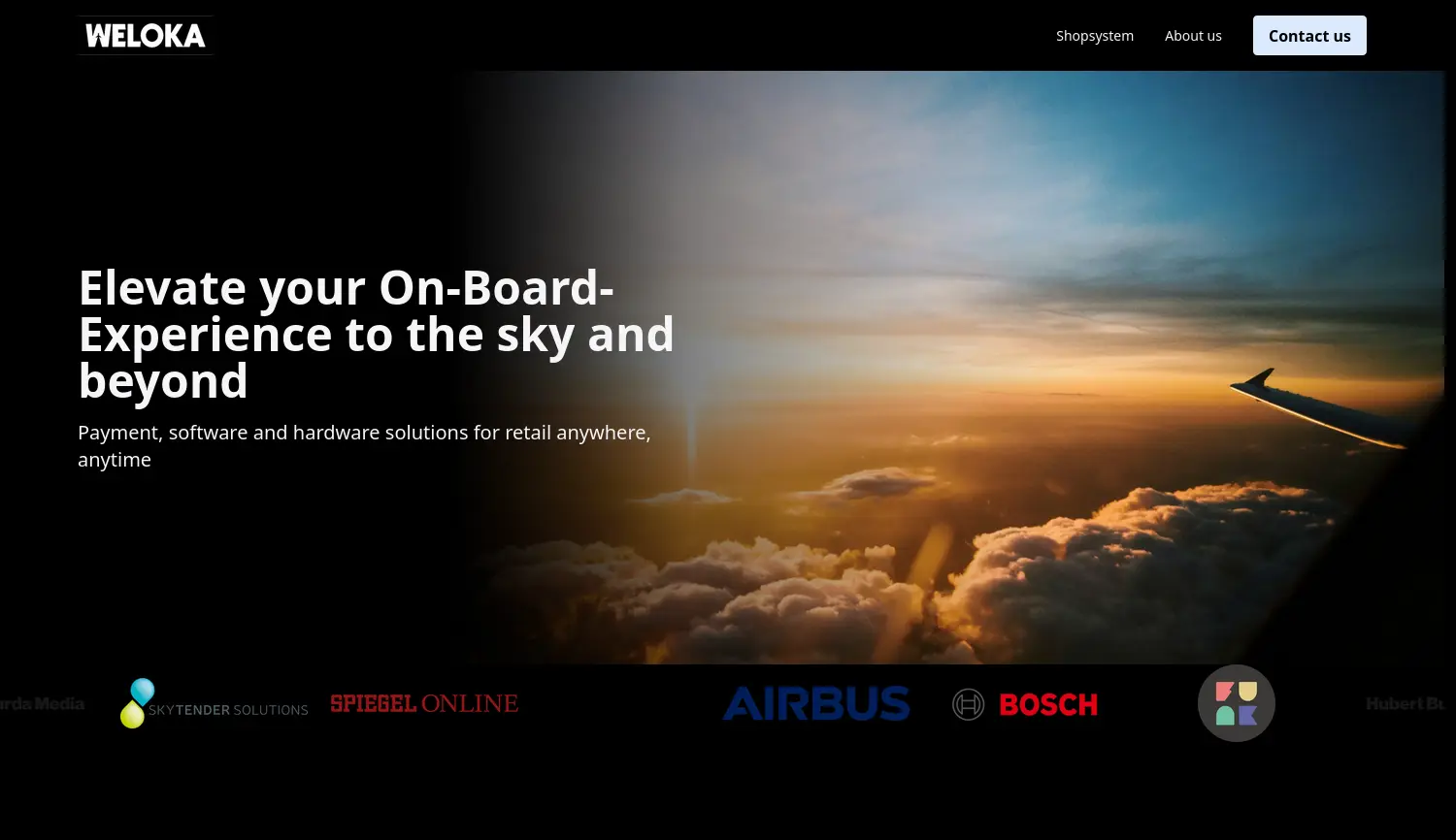 Website-Screenshot von Weloka Service