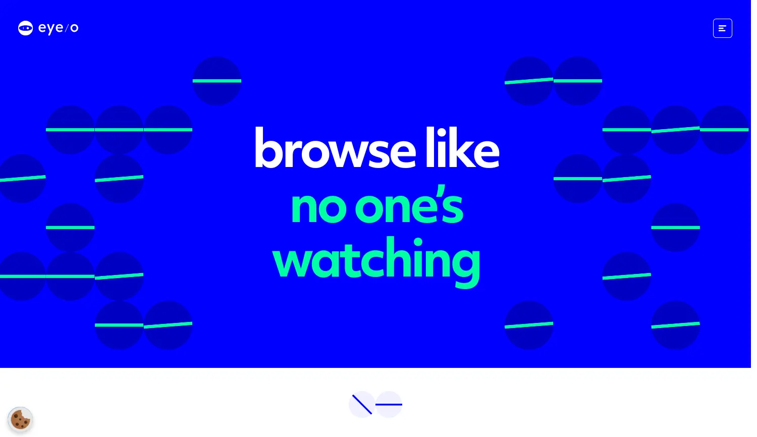 Website-Screenshot von Eyeo