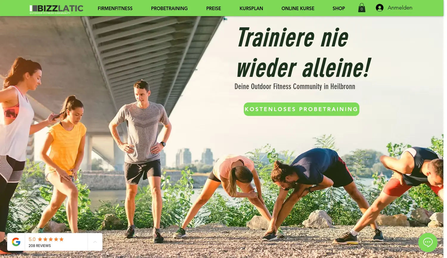 Website-Screenshot von BIZZLATIC