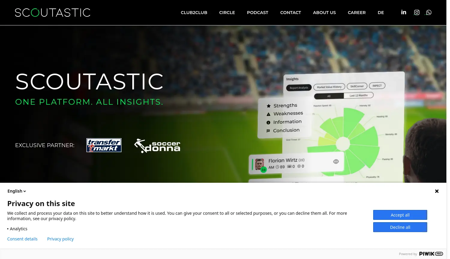 Website-Screenshot von SCOUTASTIC