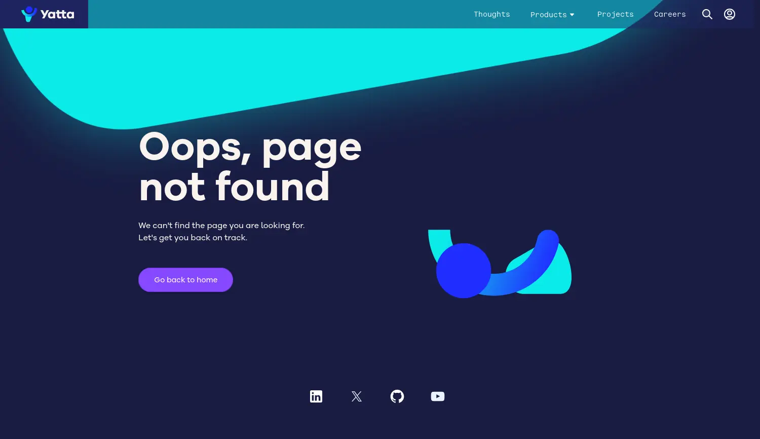Website-Screenshot von Yatta Solutions