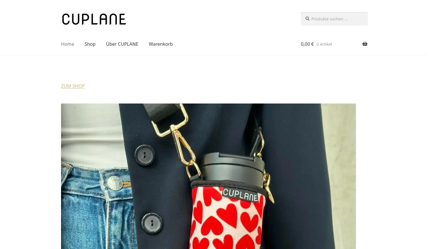 Website-Screenshot von Cuplane