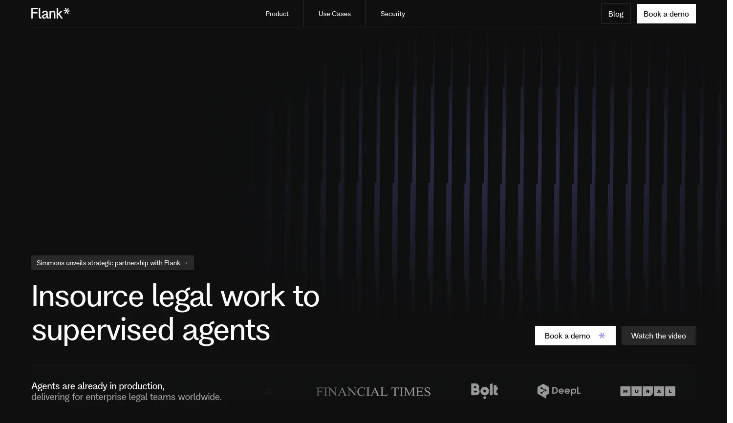 Website-Screenshot von Legal OS