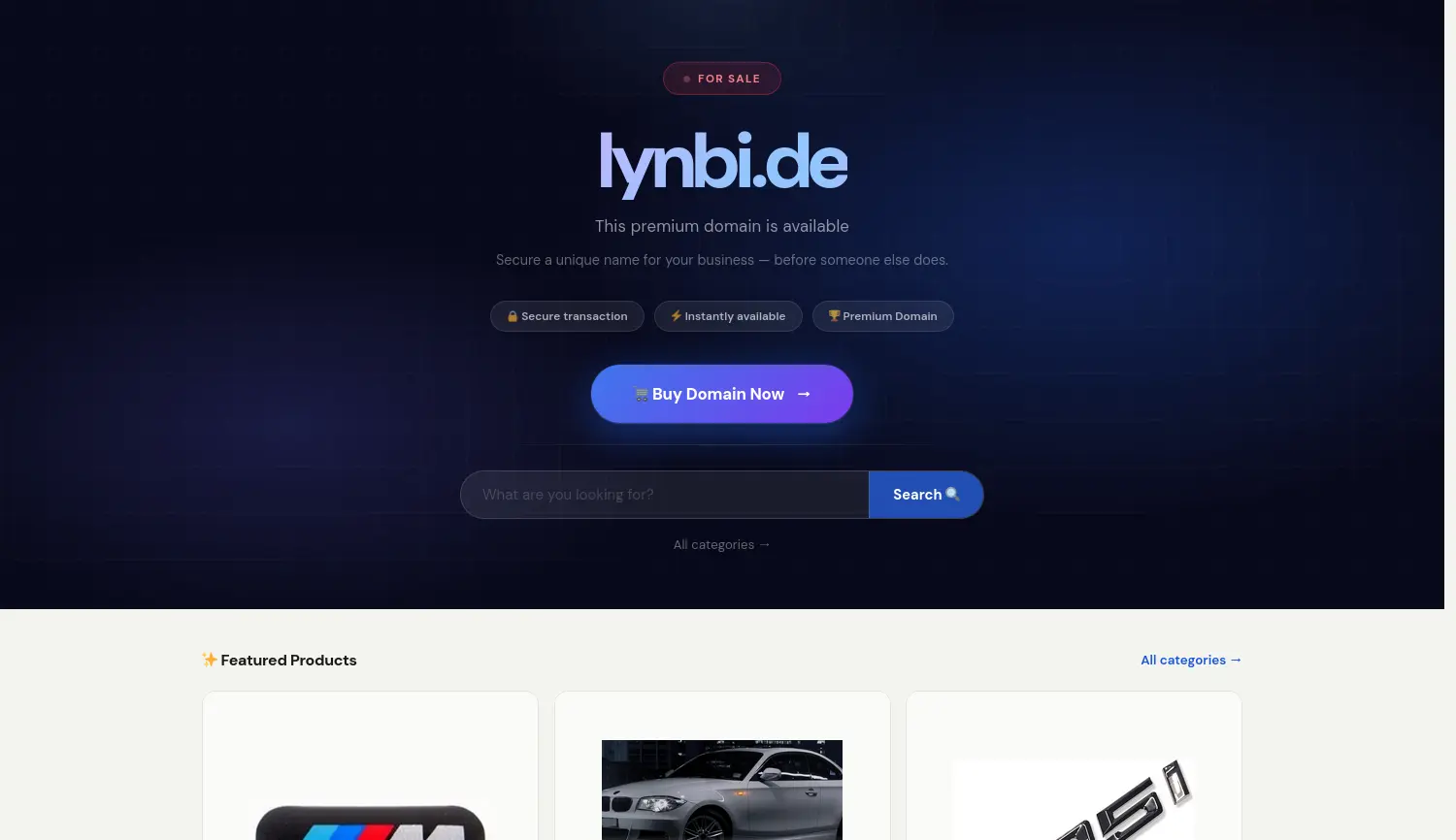 Website-Screenshot von LYNBI